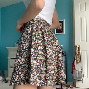 floral skirt